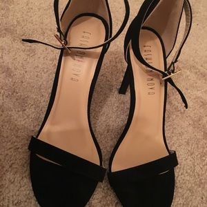 Brand new never worn fashion nova suede heels
